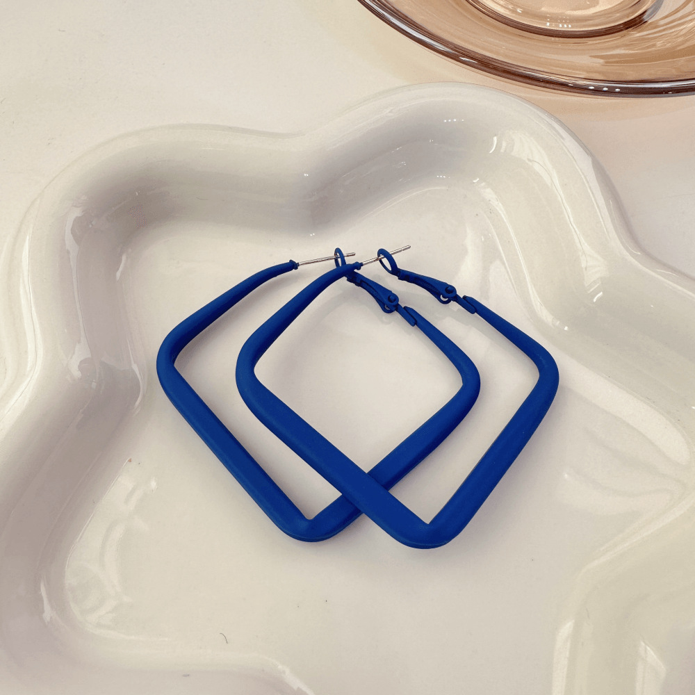 Geometric Gold Hoop Earrings