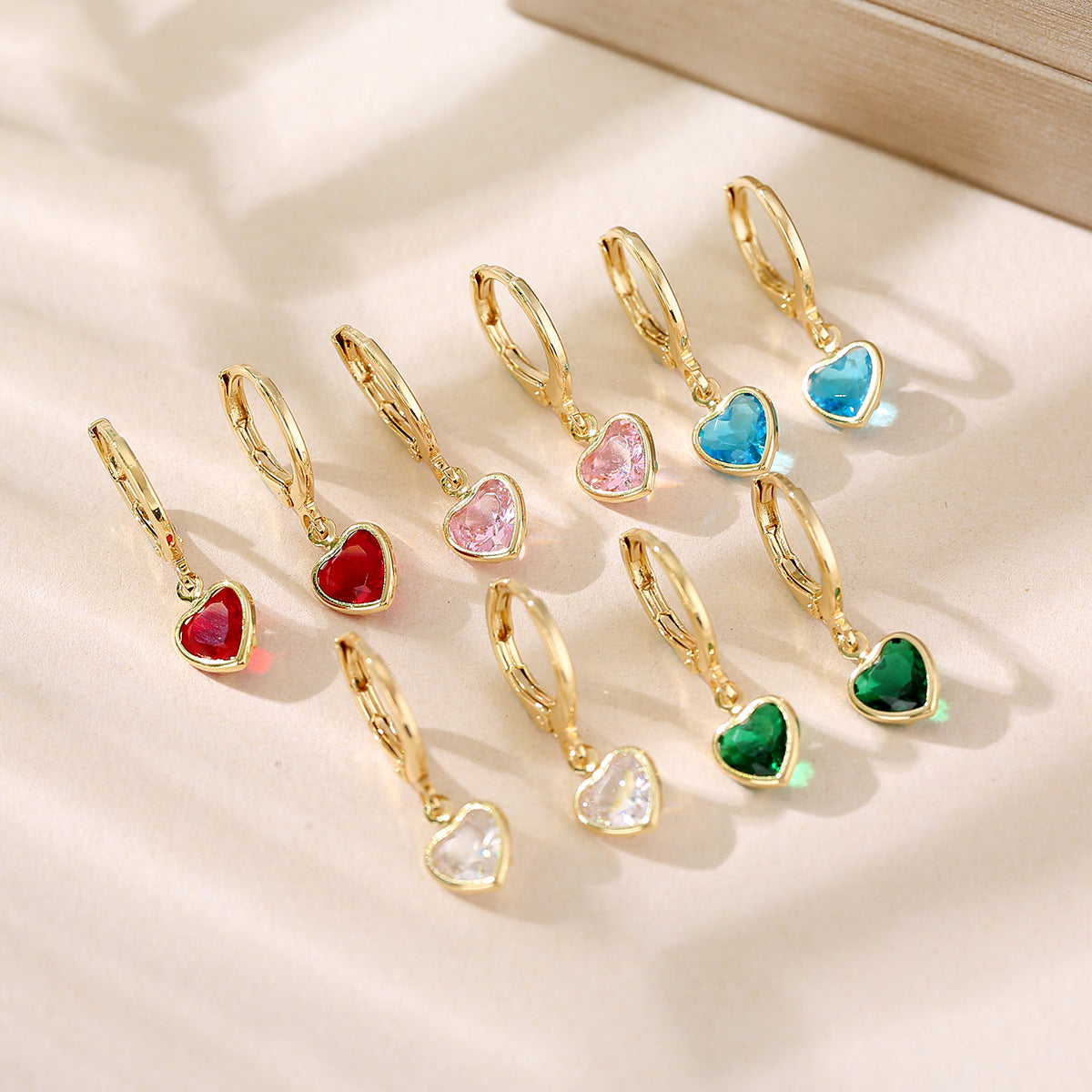 Heart Hoop Earrings