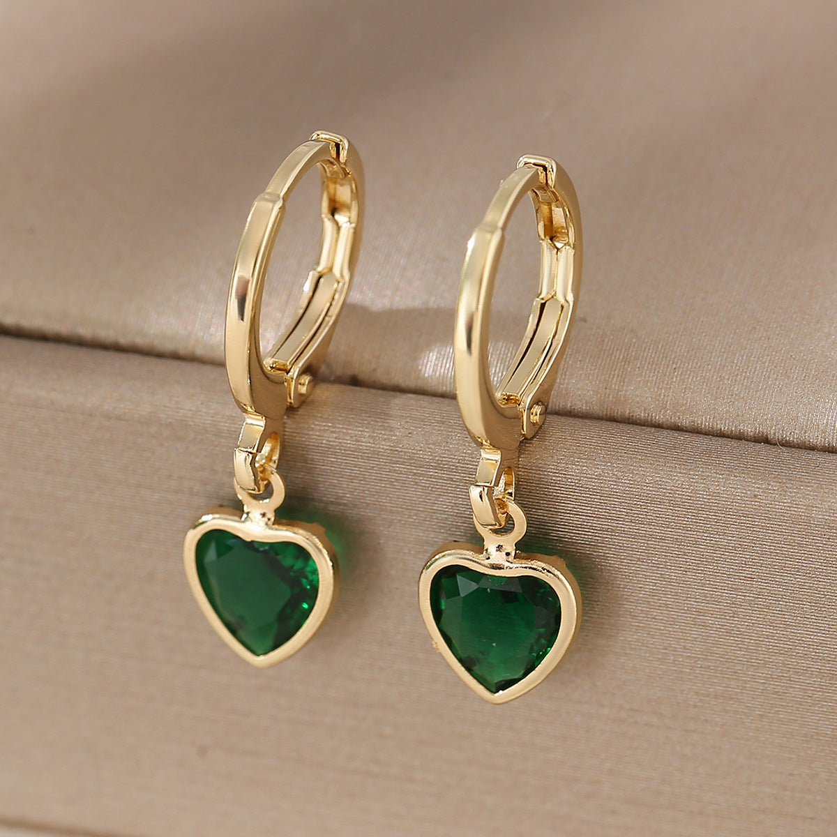 Heart Hoop Earrings