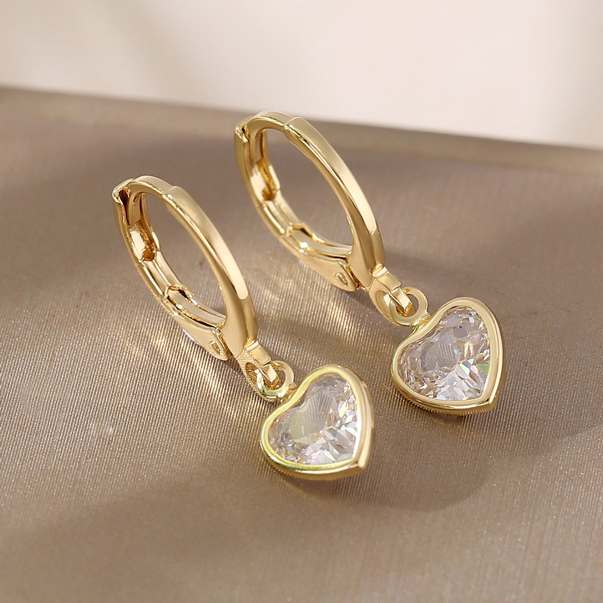 Heart Hoop Earrings