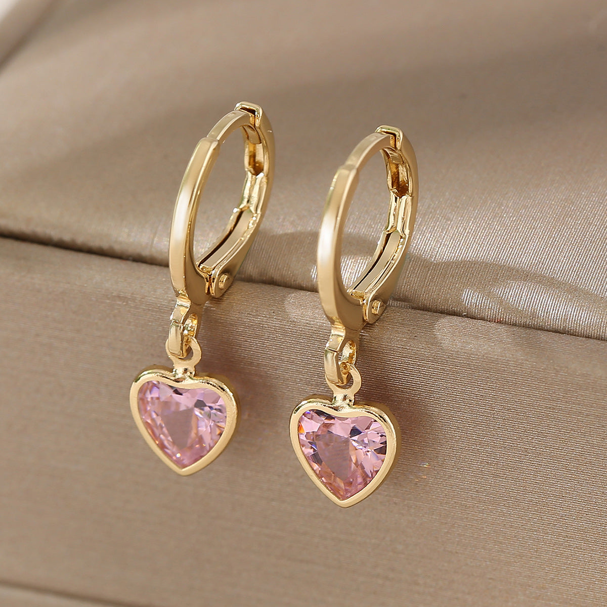Heart Hoop Earrings