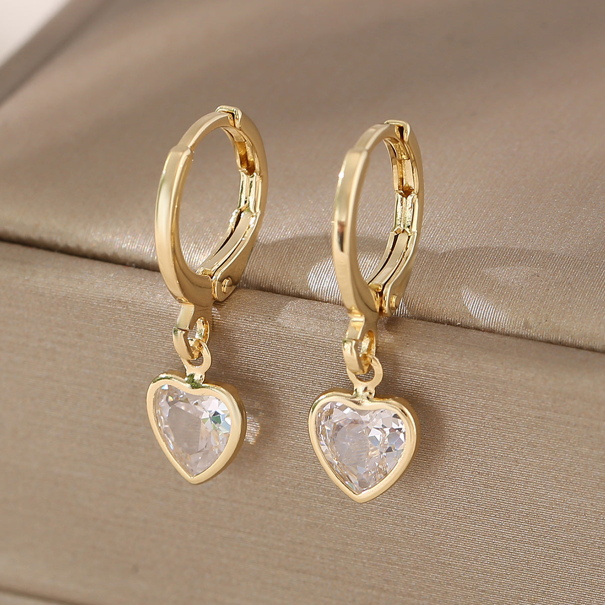 Heart Hoop Earrings