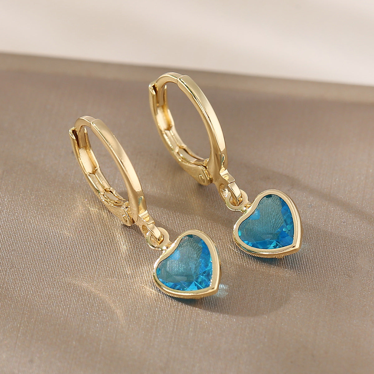 Heart Hoop Earrings