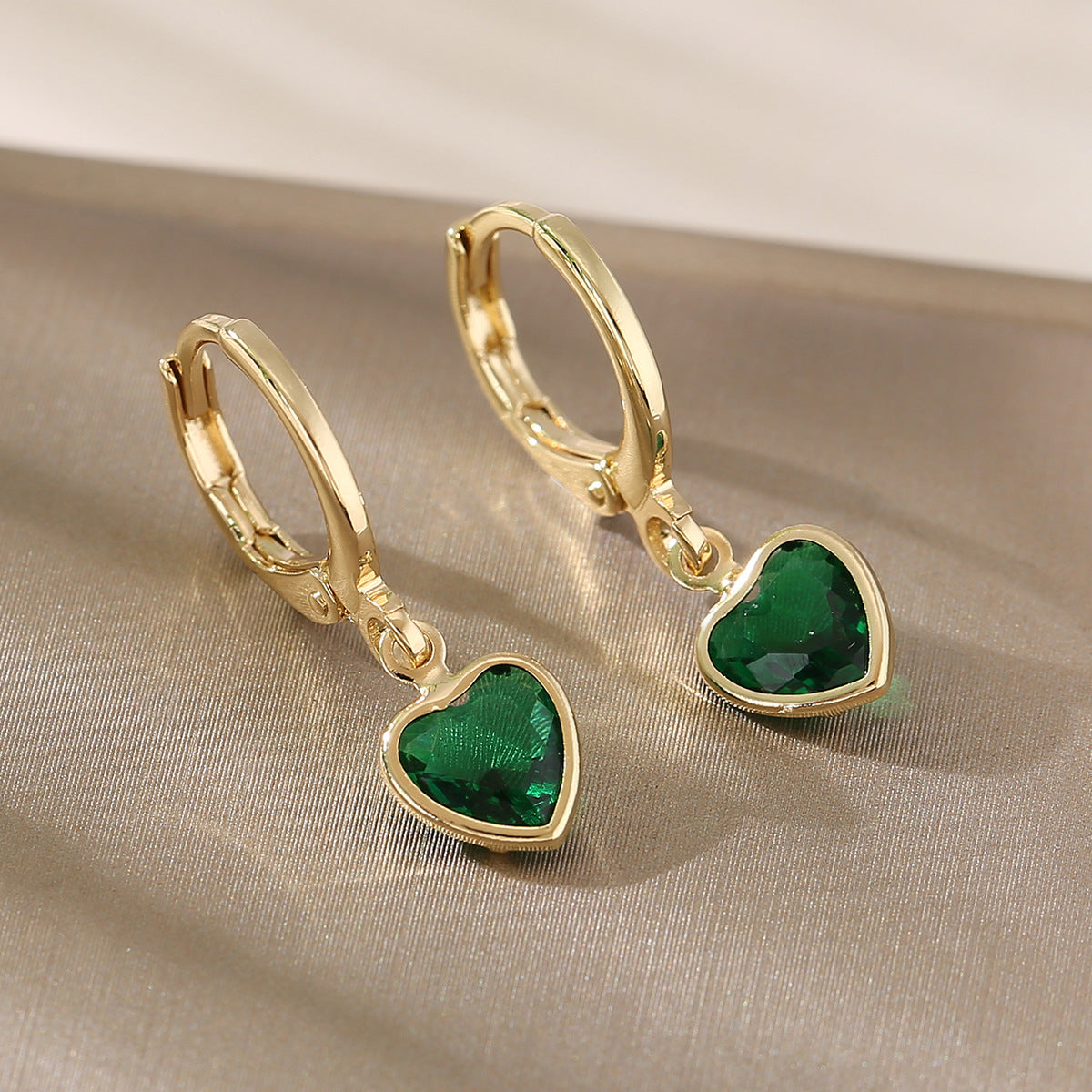 Heart Hoop Earrings