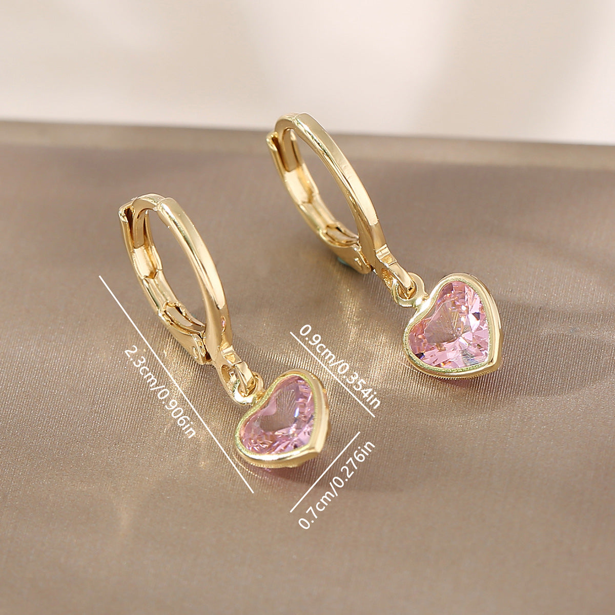 Heart Hoop Earrings