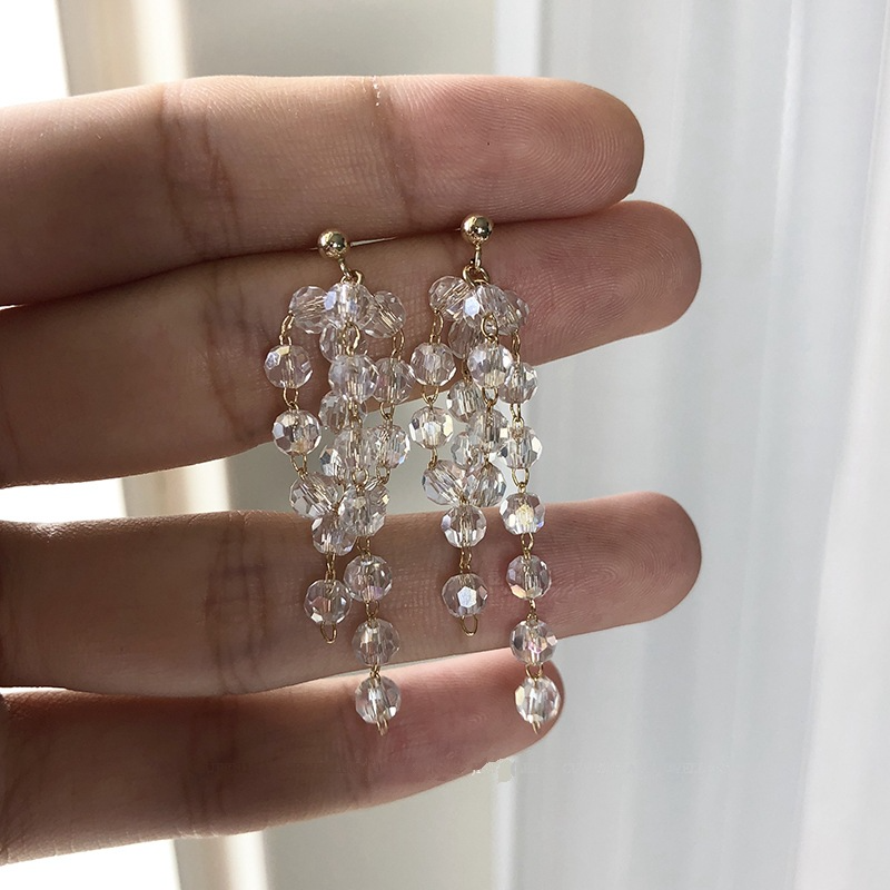 Crystal Waterfall Earrings