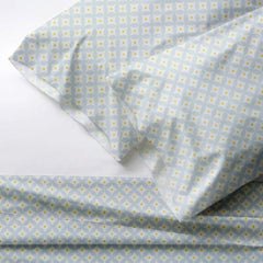 EUQIFAH Cotton Percale Bed Sheet Set - 4 Pieces - Cool, Breathable, Durable - Fade & Shrink Resistant - Luxurious Bedding, T 800