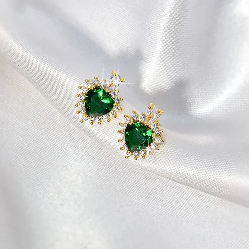 Green Zircon Jewelry Set