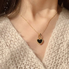 Euqifah Presents: Ethnic Style Gold Color Lock Shape Pendant Woman Necklace