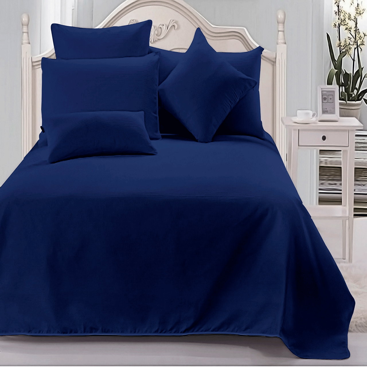 Cotton Sateen, Queen Size Bedsheet Set 4 Piece .Best Quality. Luxuries T 600