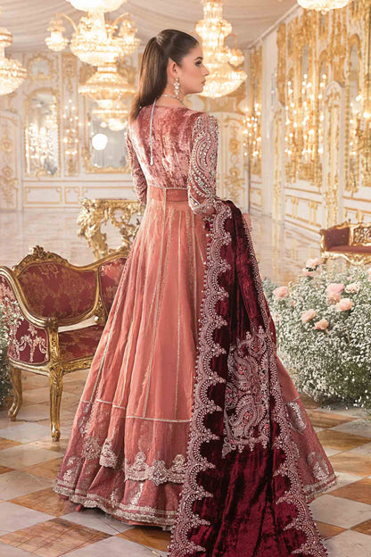 Mbroidered Salmon Pink BD-2701