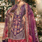 3 Piece Unstitched Embroidered Raw Silk Suit