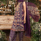 3 Piece Unstitched Embroidered Raw Silk Suit