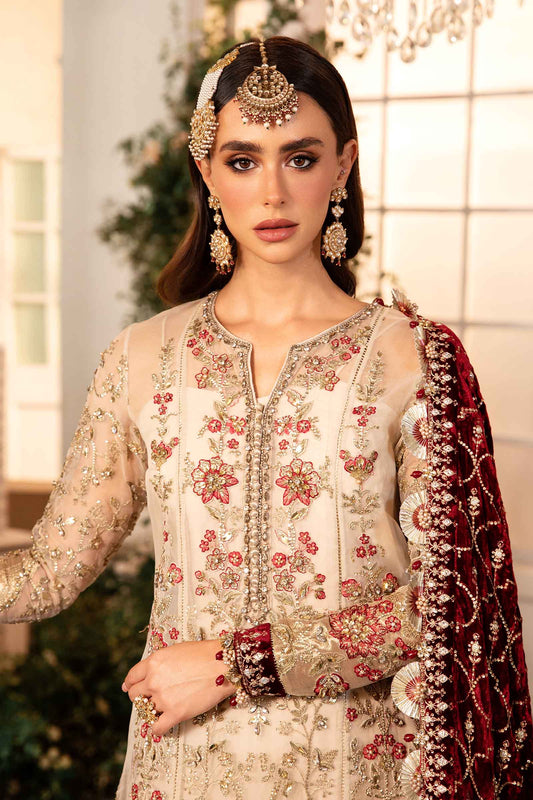 3 Piece Stitched Embroidered Organza Suit | BD-2905
