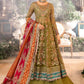 3 Piece Unstitched Embroidered Organza Suit | BD-2906