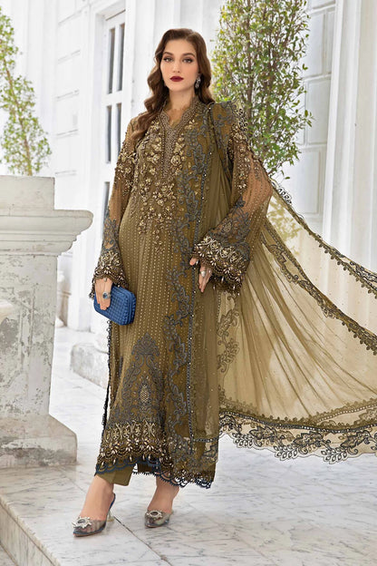 Unstitched Embroidered Chiffon Suit  MPC-24-108