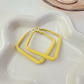 Geometric Gold Hoop Earrings
