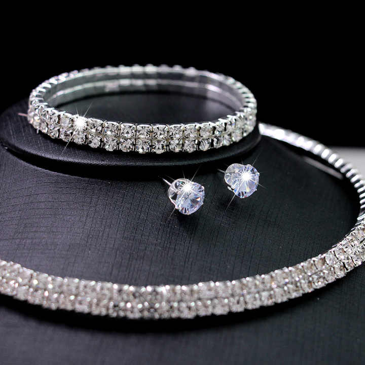Rhinestone Jewelry Set