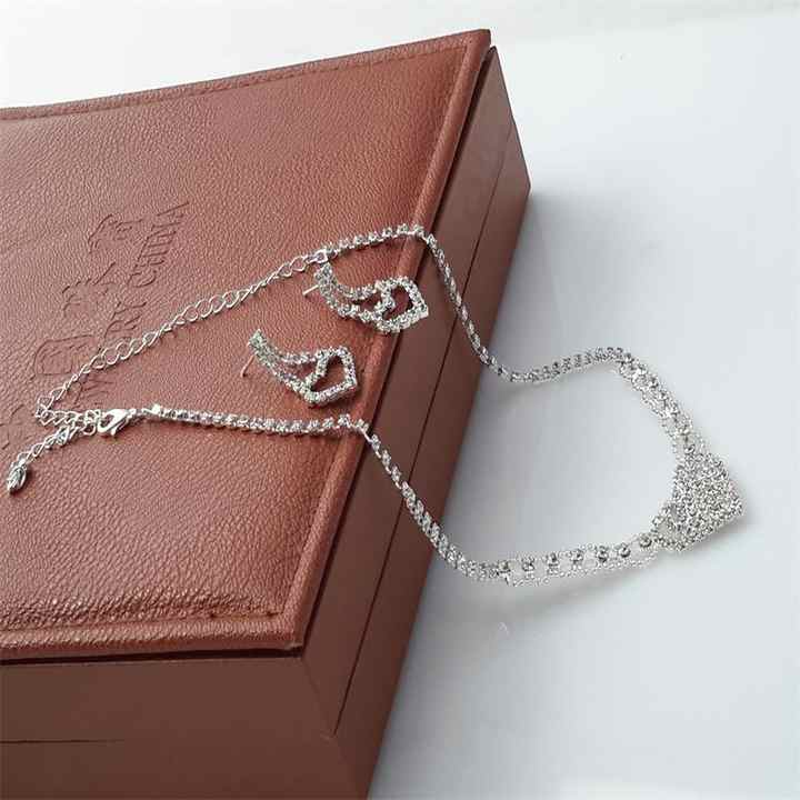 Heart Diamond Jewelry Set