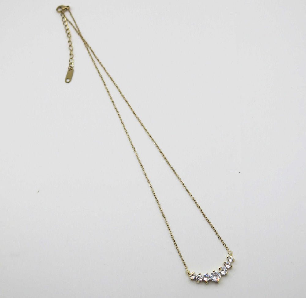 Gold-Plated V-Shaped Necklace
