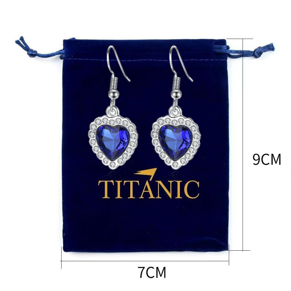 Royal Heart Titanic Crystal Jewelry Set