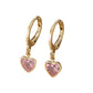 Heart Hoop Earrings