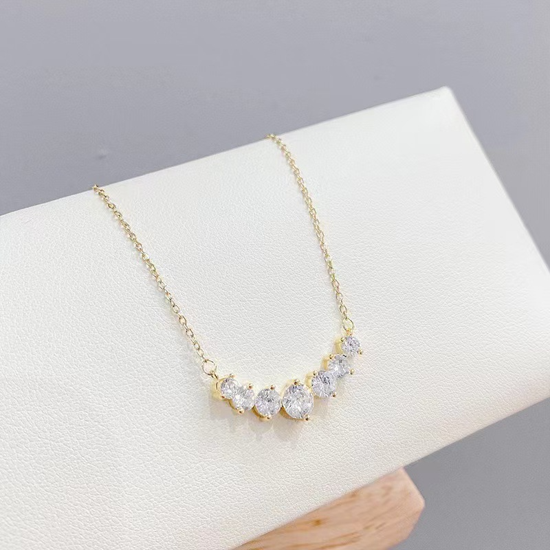 Gold-Plated V-Shaped Necklace