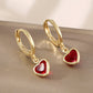 Heart Hoop Earrings