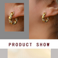 Twisted Hoop Earrings