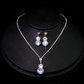 Crystal Pendant Jewelry Set