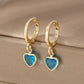 Heart Hoop Earrings