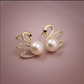 Swan Pearl Jewelry Set