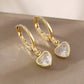 Heart Hoop Earrings