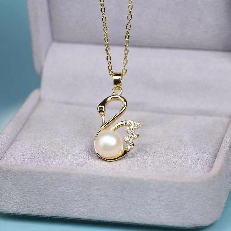 Swan Pearl Jewelry Set