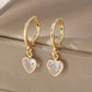 Heart Hoop Earrings