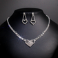 Heart Diamond Jewelry Set