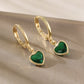 Heart Hoop Earrings
