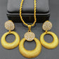 Gold & Diamond Corn Chain Set