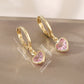 Heart Hoop Earrings
