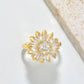 Rotatable Sunflower Jewelry Set