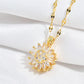 Rotatable Sunflower Jewelry Set