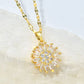 Rotatable Sunflower Jewelry Set