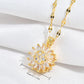 Rotatable Sunflower Jewelry Set