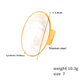 White Shell Oval Jewelry Set