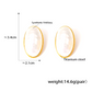 White Shell Oval Jewelry Set