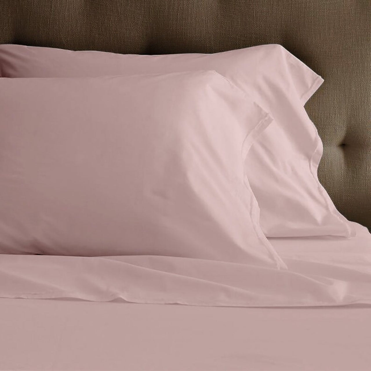 EUQIFAH Cotton Percale Bed Sheet Set -4pc- Cool, Breathable, Durable - Fade & Shrink Resistant, Luxurious Comfort Bedding T 800