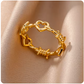 Pearl Gold Wedding Ring