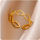 Vintage Green Pearl Wedding Ring